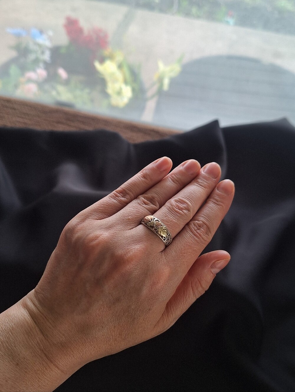 No Offers Low Price Black Hills Gold Sterling Silver Men’s Ring Size 9.5 RGC - Picture 2 of 12